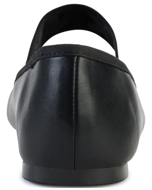 DKNY Black Dace Mary Jane Ballet Flats