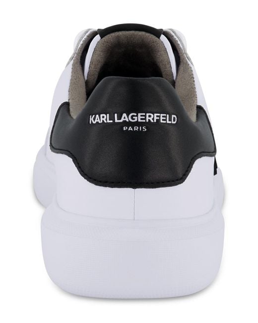 Karl Lagerfeld White Karl Patch Sneakers for men