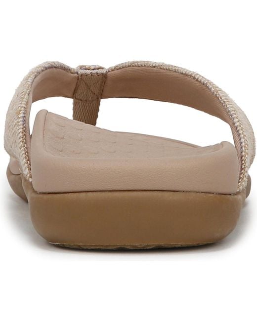 Vionic White Shore Thong Sandals