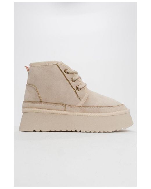 Prologue Shoes Natural Ovela Chunky Boot ()