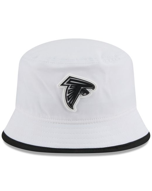 KTZ White Atlanta Falcons 2025 Nfl Training Camp Stretch Bucket Hat for men