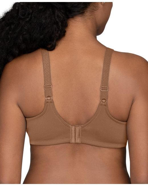 Vanity Fair Brown Beauty Back Smoothing Full-figure Contour Bra 76380