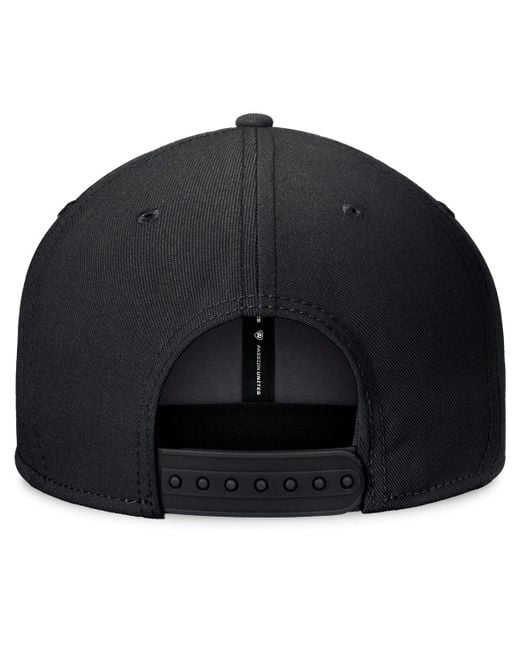 Top Of The World Black Texas Tech Red Raiders Fundamental Snapback Hat for men