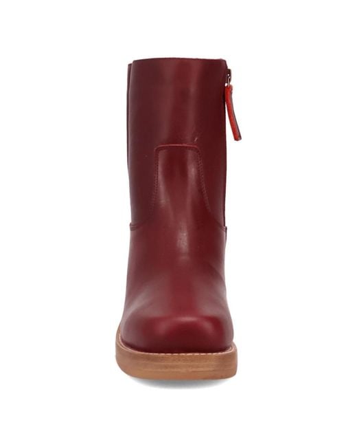 Dingo Red Roxy Leather Bootie