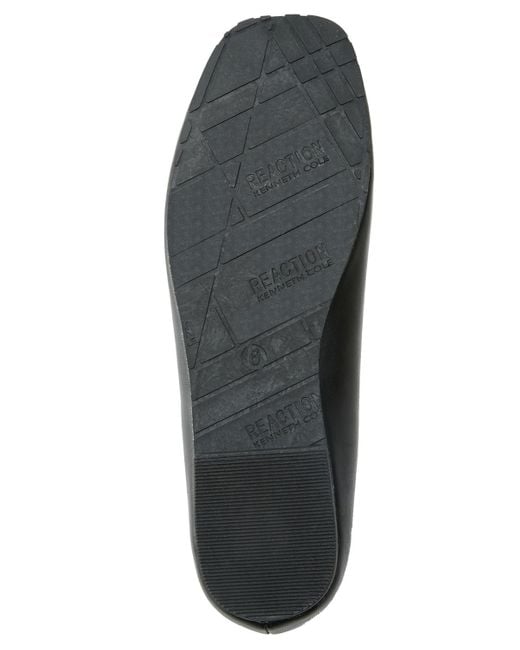 Kenneth Cole Black Elstree Square Toe Ballet Flats