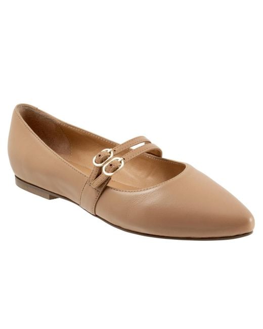 Trotters Brown Emerald Flat