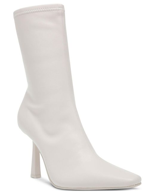Steve Madden Vakay Sock Booties in Bone (White) Lyst