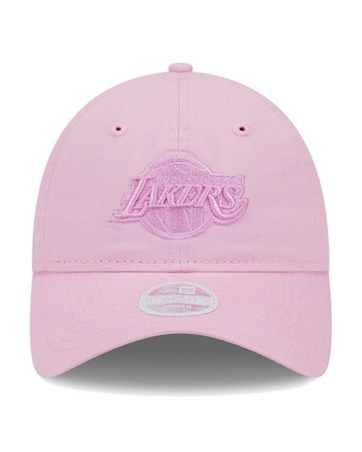KTZ Pink Los Angeles Lakers Colorpack Tonal 9twenty Adjustable Hat