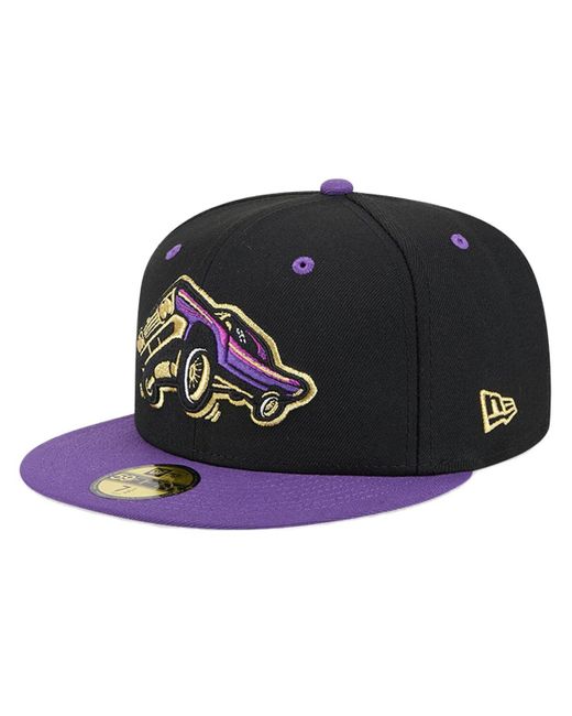 KTZ Black Fresno Grizzlies Copa De La Diversion 59fifty Fitted Hat for men