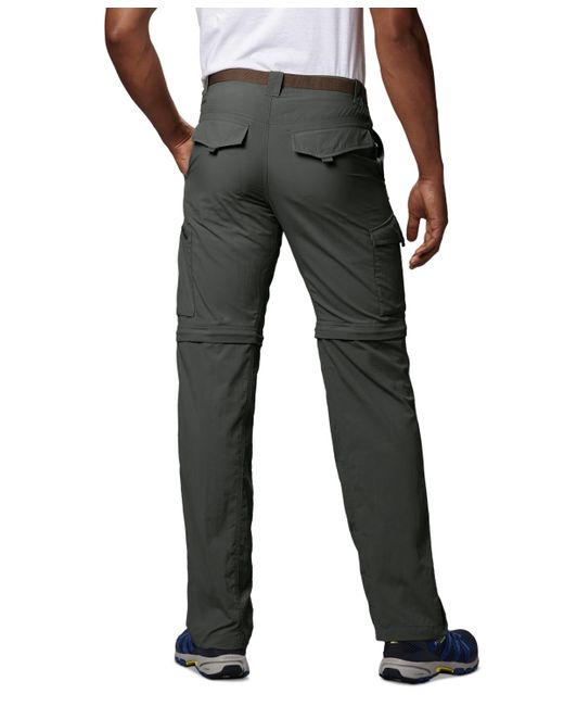 Columbia Black Silver Ridge Convertible Pants for men