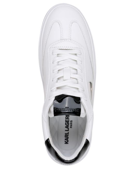 Karl Lagerfeld Black Sumava Lace-up Sneakers