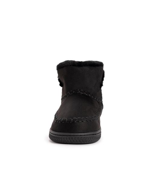 Muk Luks Black Haven Slipper