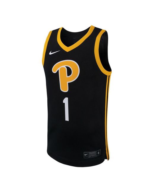 Nike Black Pitt Panthers Replica Basketball Jersey for men