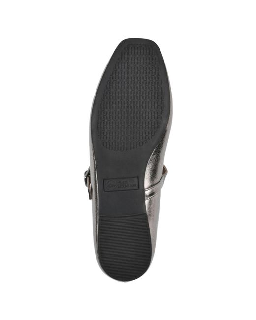 White Mountain Brown Boch Mary Jane Flats