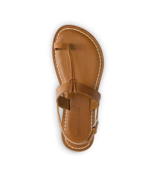 Bernardo Brown Bernardo Maverick 2 Toe Ring Sandal