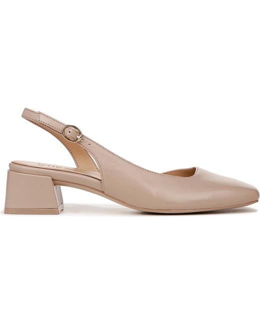 Naturalizer Pink Jayla Mid-heel Square Toe Slingback Pumps
