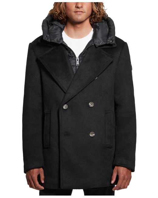Guess peacoat with hood sales