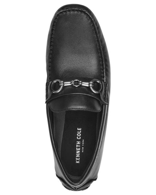 Kenneth Cole Black Theme Bit Detail Driver Casual Loafer for men