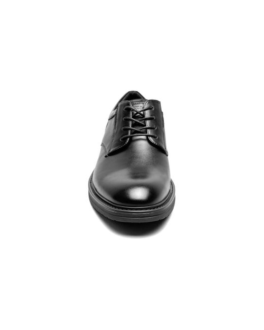 Nunn Bush Black Gates Plain Toe Oxfords for men