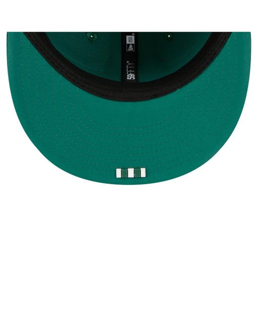 KTZ Green New York Jets 2025 Sideline 59fifty Fitted Hat for men