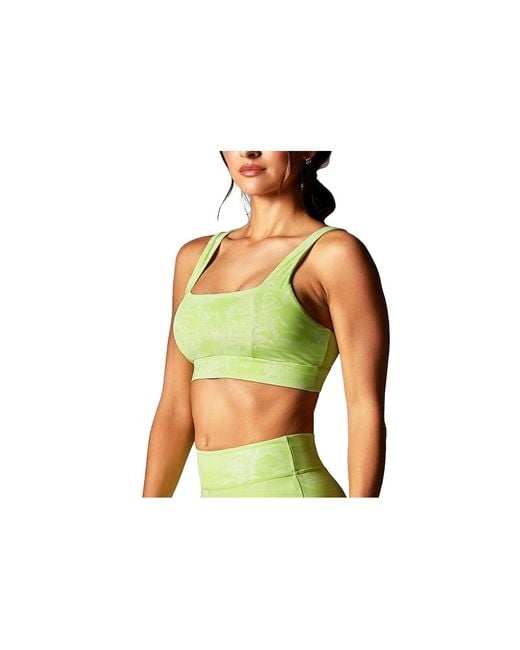 Tavi Green Square Neck Bra