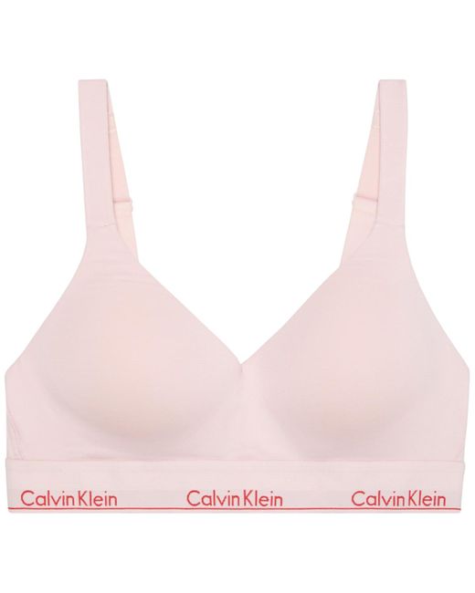 Calvin Klein Pink Full Coverage Lift Bralette