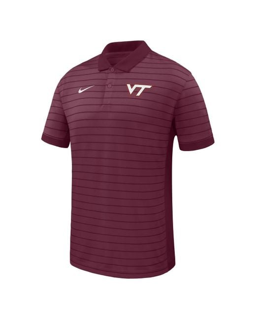 Nike Purple Minnesota Golden Gophers 2025 Early Season Coaches Sideline Victory Stripe Performance Polo Shirt for men