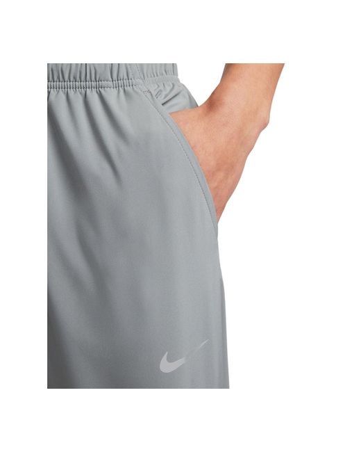 Nike Gray Form Dri-fit Standard-fit Tapered-leg Training Pants for men