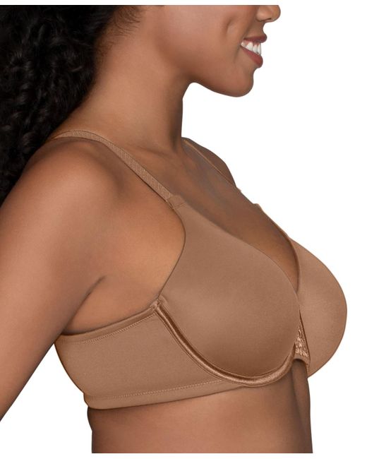 Vanity Fair Brown Beauty Back Smoothing Full-figure Contour Bra 76380