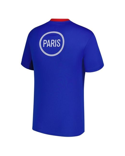 Nike Blue Paris Saint-germain Third 2025/26 Academy Pro Pre-match Jersey for men