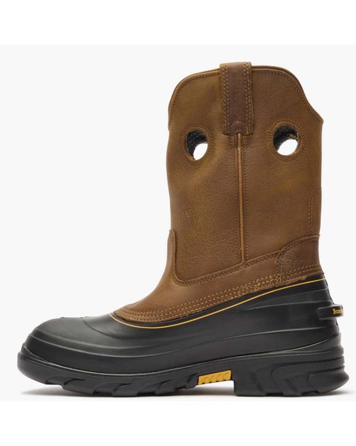 Georgia Boot Brown Muddog Composite Toe Waterproof Work Wellington for men
