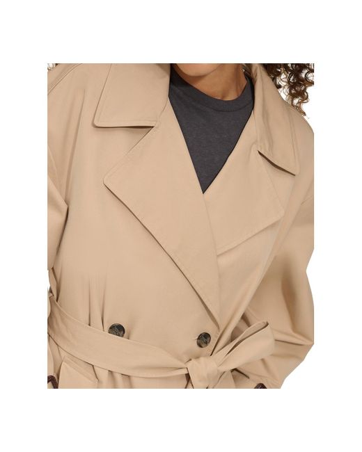 Levi's Natural Belted Long Trench Coat