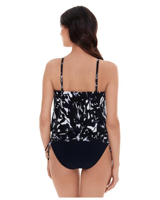Magicsuitr Black Babs Beaded Tankini Top