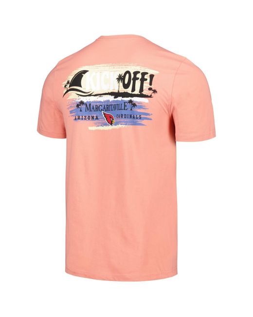 Margaritaville Pink Arizona Cardinals T-shirt for men
