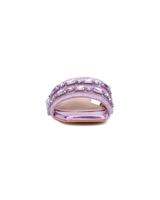 TORGEIS Purple Miya Slide Sandals