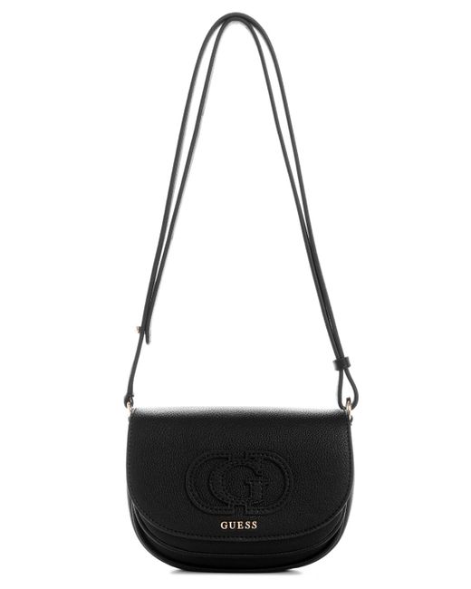 Guess Black Calebra Mini Convertible Crossbody Bag