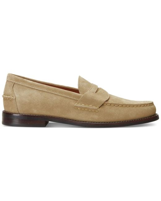 Polo Ralph Lauren Brown Alston Suede Penny Loafers for men