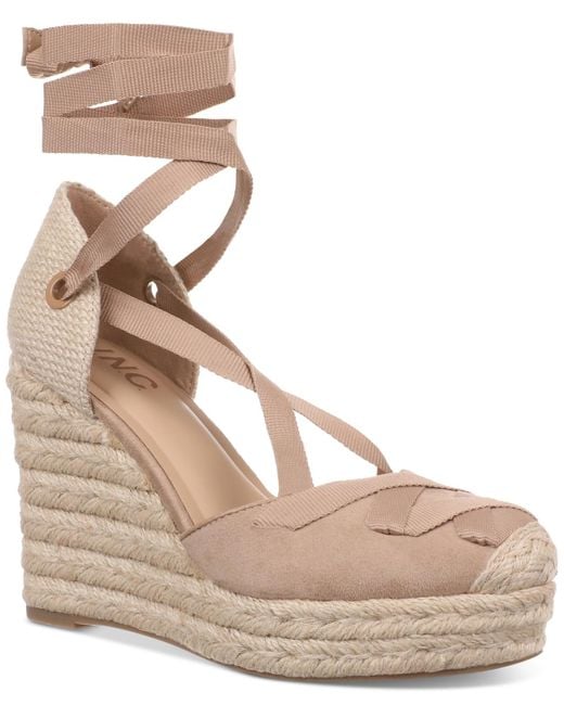 INC International Concepts Women's Brown Merryy Espadrille Wedge
