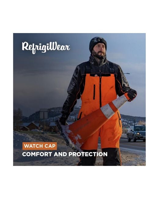 Refrigiwear Gray Wool Watch Cap for men