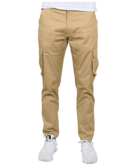 Blu Rock Natural Flex Stretch Cargo Pants for men