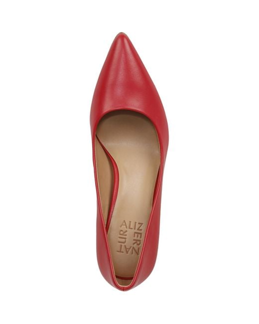 Naturalizer Red Everly Pointed Toe Pumps