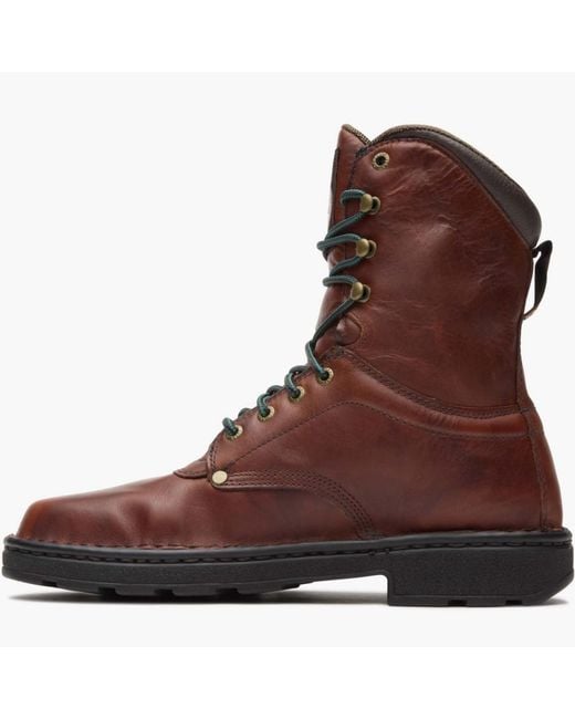 Georgia Boot Brown Eagle Light Work Boot for men