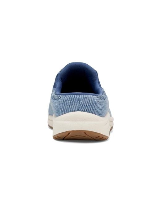 Easy Spirit Blue Travel Time Casual Slip-on Mules