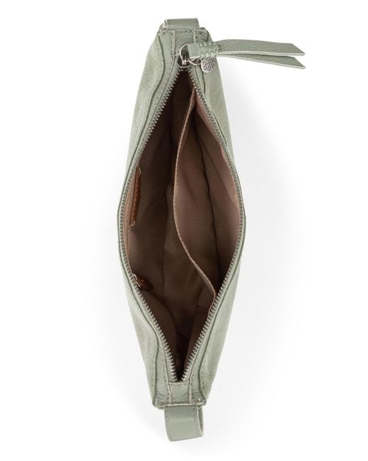 The Sak Tess Borsa A Tracolla In Pelle Morbida, Colore Moss Suede, Tracolla Regolabile, Certificata B Corp