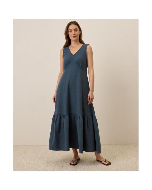 pact coastal double gauze beach to brunch dress Pact Coastal Double Gauze Beach To Brunch Dress Black XXS