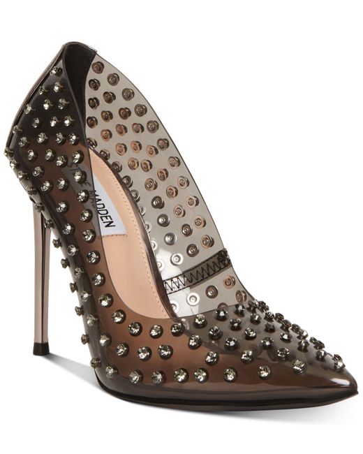 Steve Madden Valiant-s Rhinestone Vinyl 