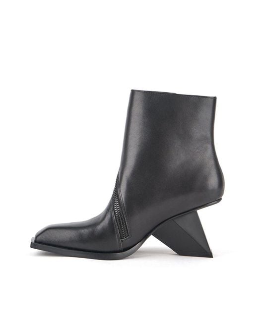 United Nude Gray Rockit Zip Bootie
