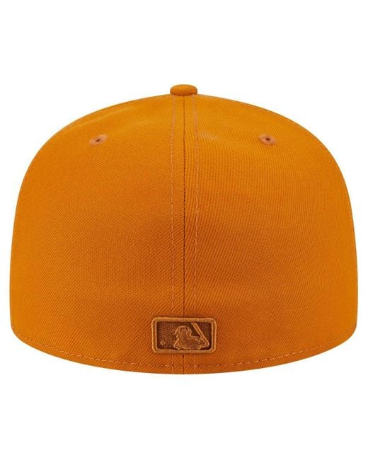 KTZ Orange New York Yankees Color Pack A-frame 59fifty Fitted Hat