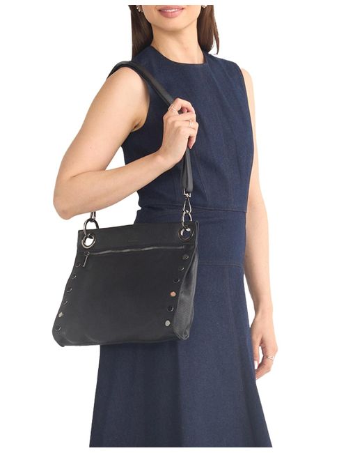 Hammitt Blue Tony Medium Leather Shoulder Bag