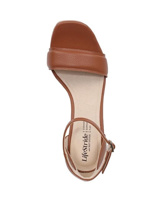 brown strappy dress sandals HARMONY main image 0